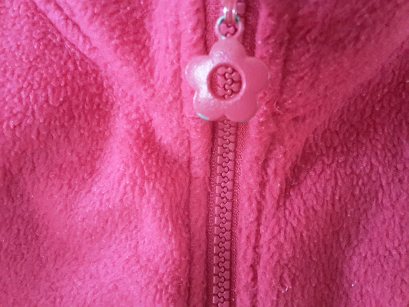 rote Fleeceweste in Gr. 110 von Kik