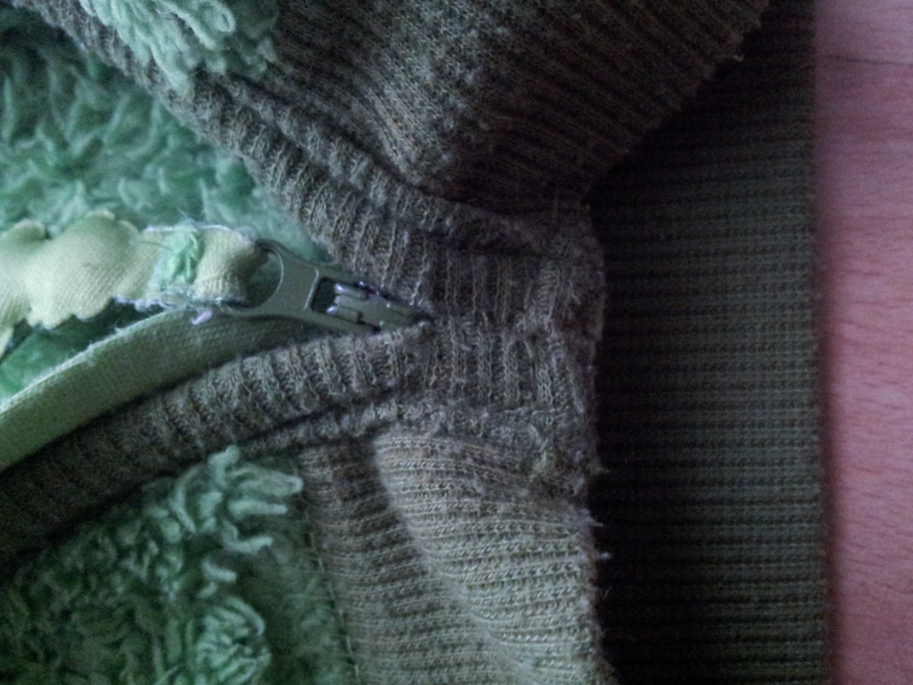  2x Kuscheljacke Plüschjacke Jacke grün Zwillinge