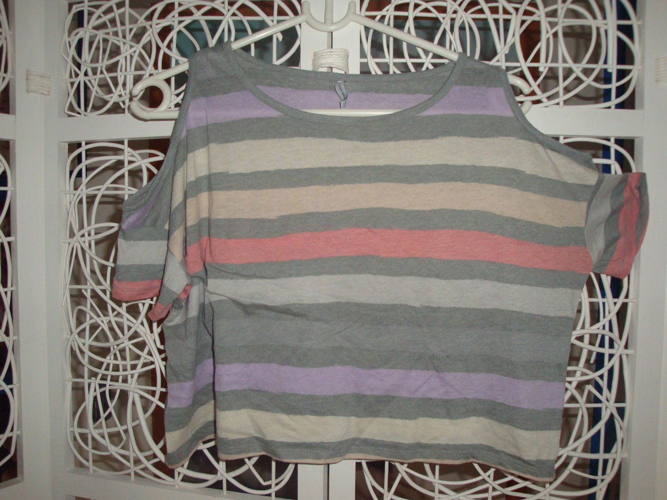 gestreiftes Cropshirt