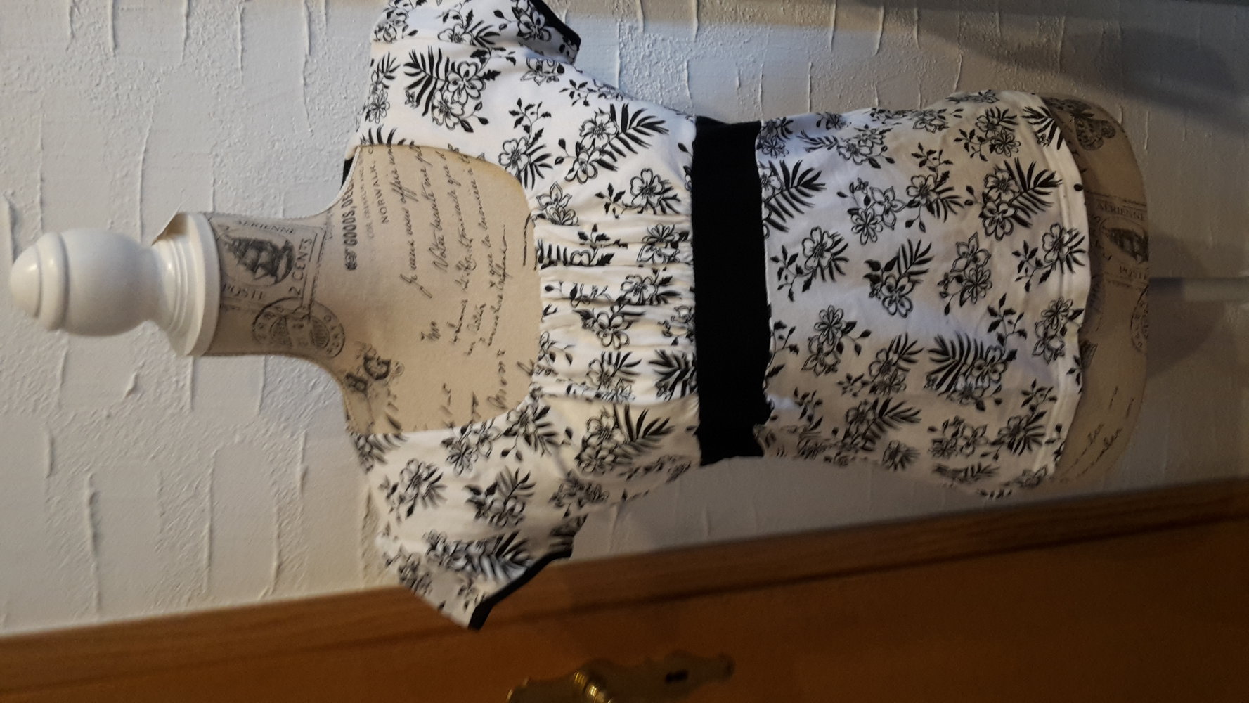 süßes Tshirt, schwarz weiß 