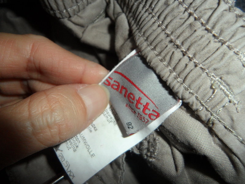 Sanetta Hose mit Baumwollstoff gefüttert