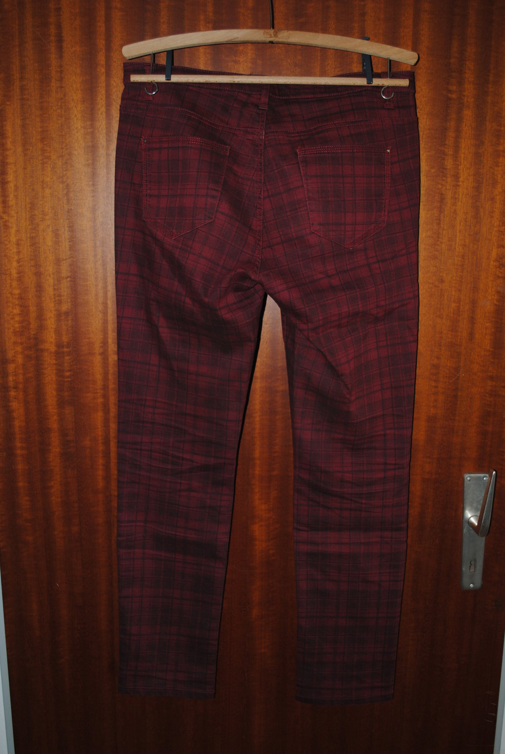 Rot-Karierte Hose