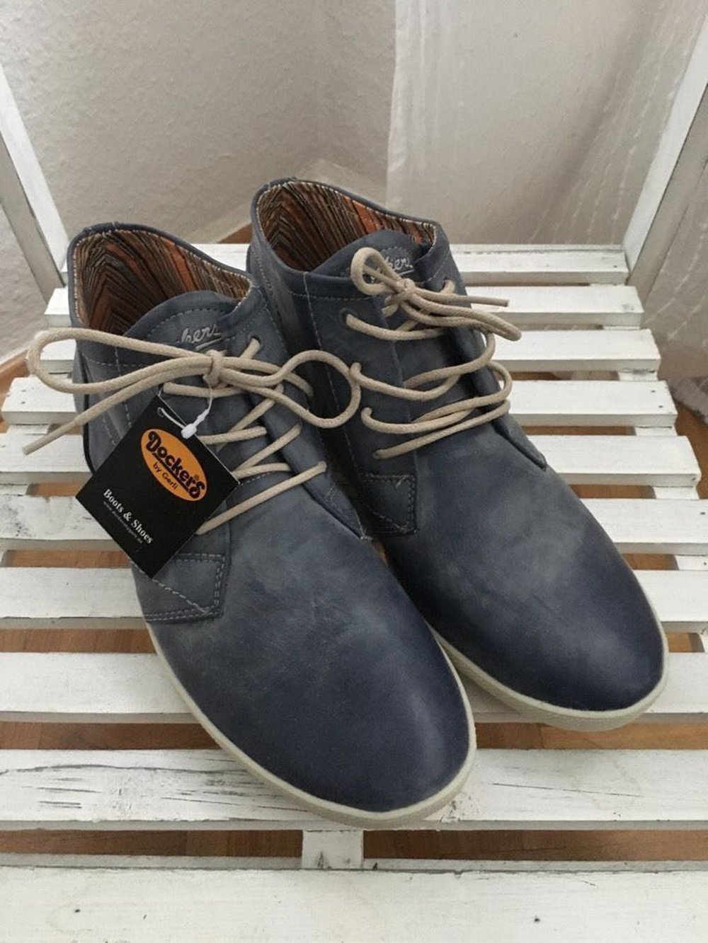 ungetragene Schuhe Dockers Größe 42 blau