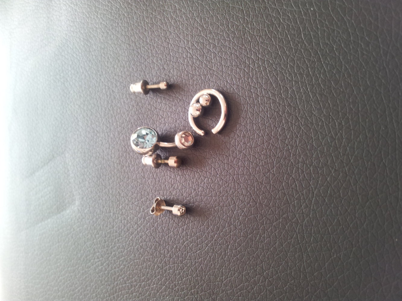 Piercings echt Silber alles zusammen