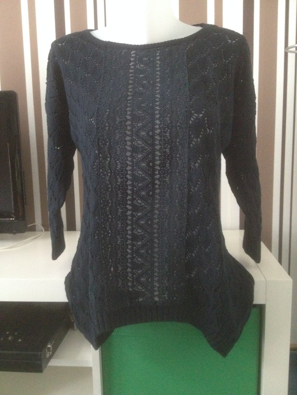 H&M - L.o.g.g. Oversize Pulli Gr M Blau