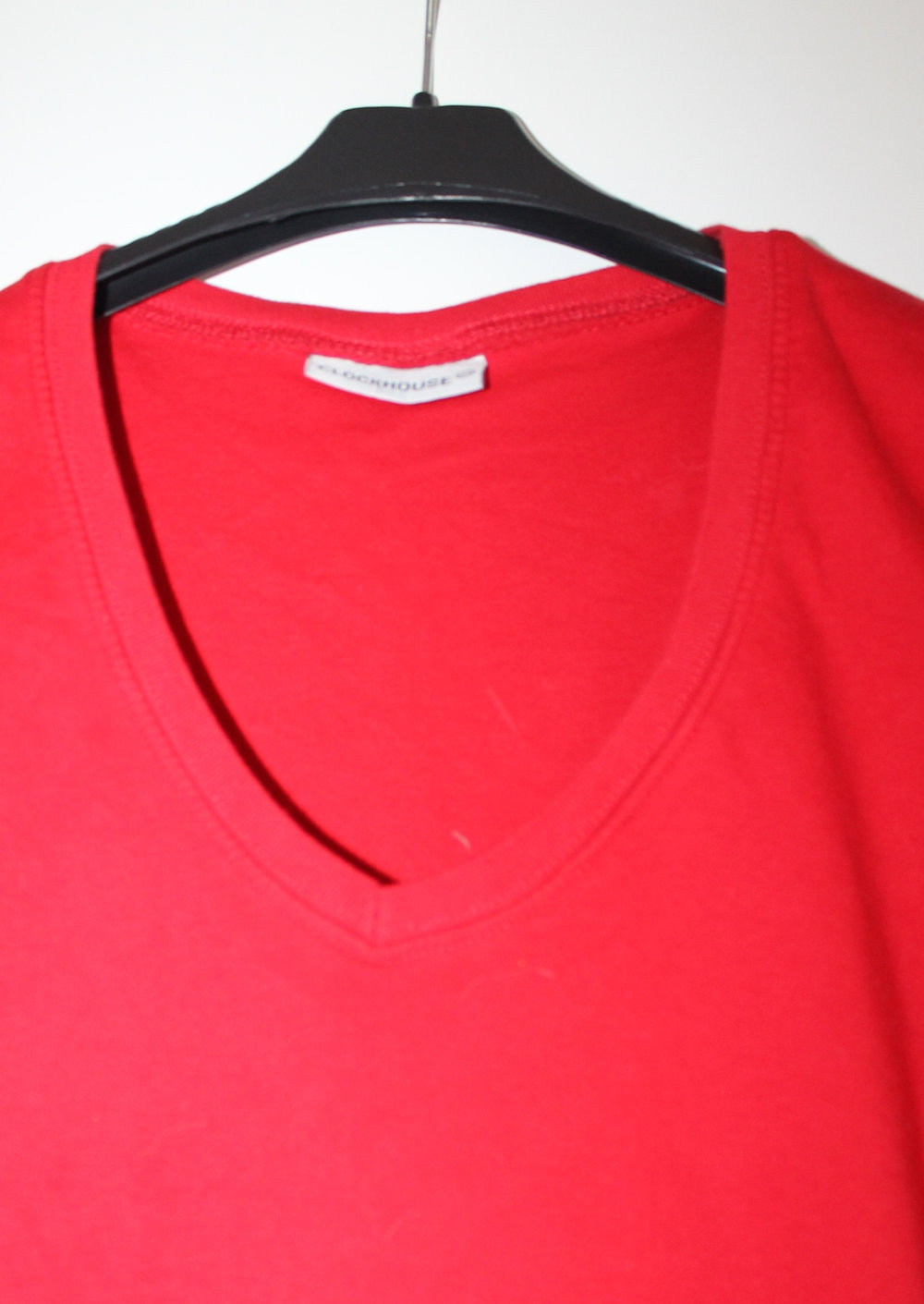 bauchfreies Oberteil / t-shirt in rot