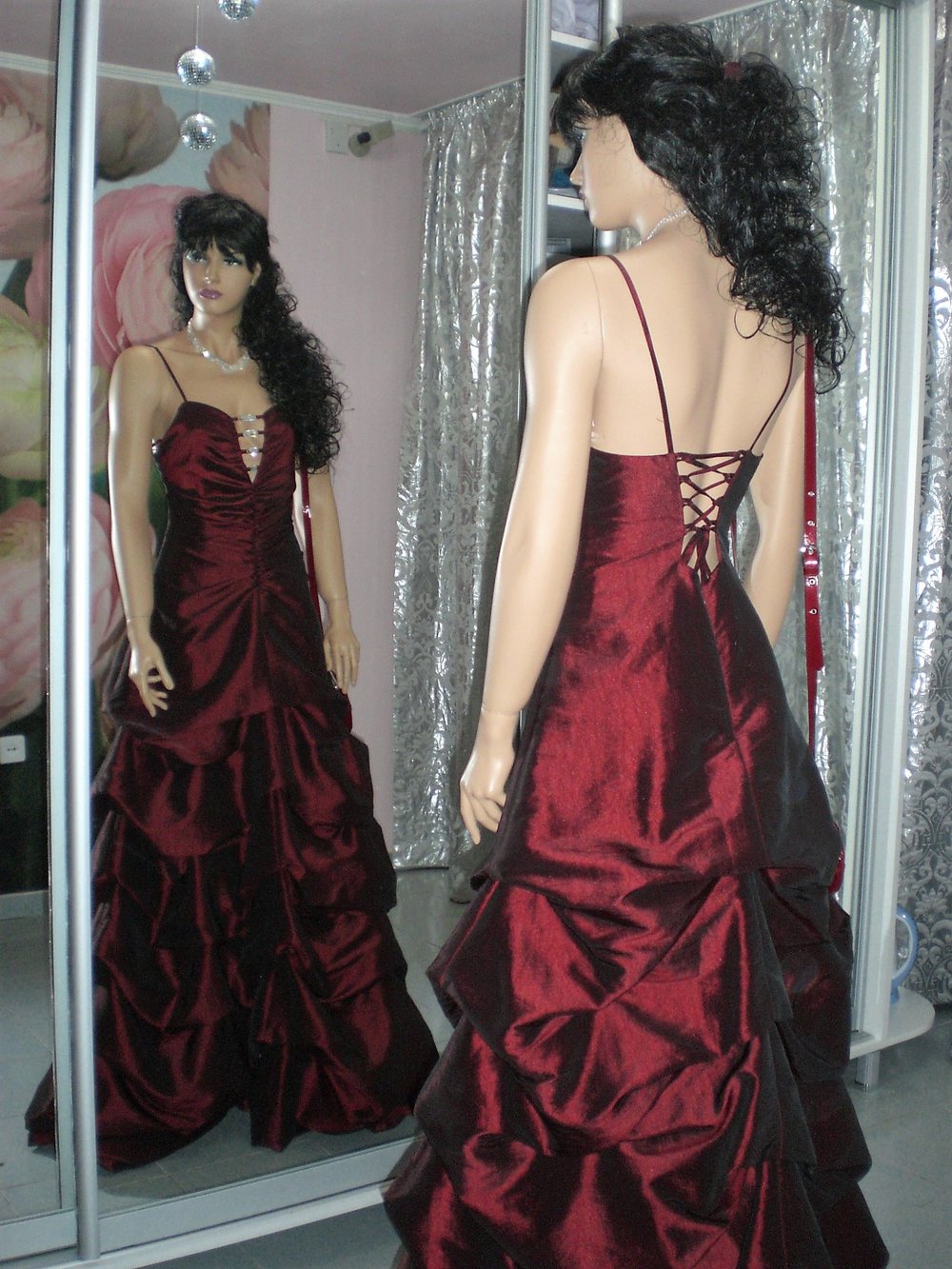 Abiballkleid NEU! Bodenlang, mit Träger Gr. 36-38 ROT