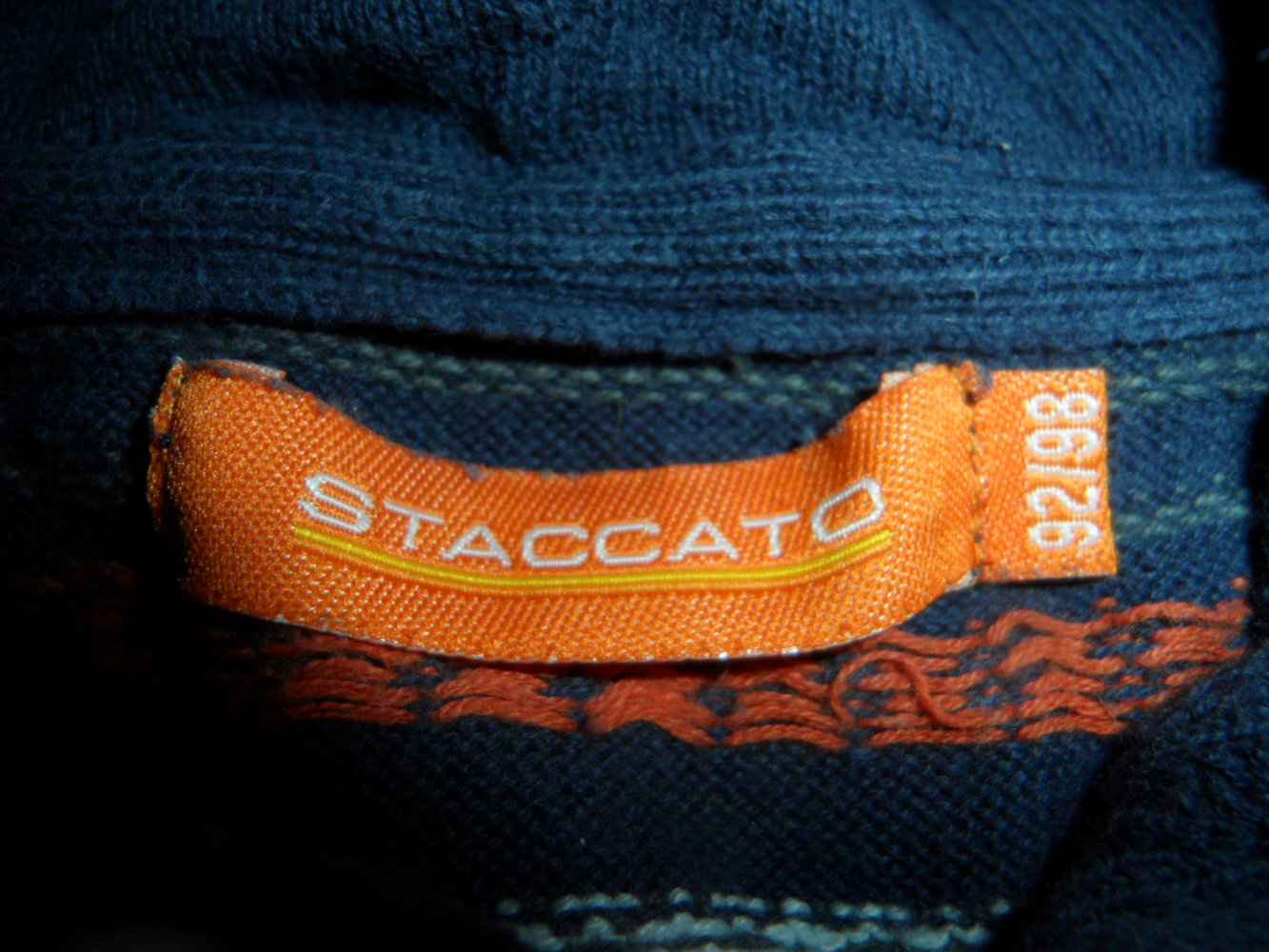 Staccato 92/98 dünner Strickpulli mit Norwegermuster