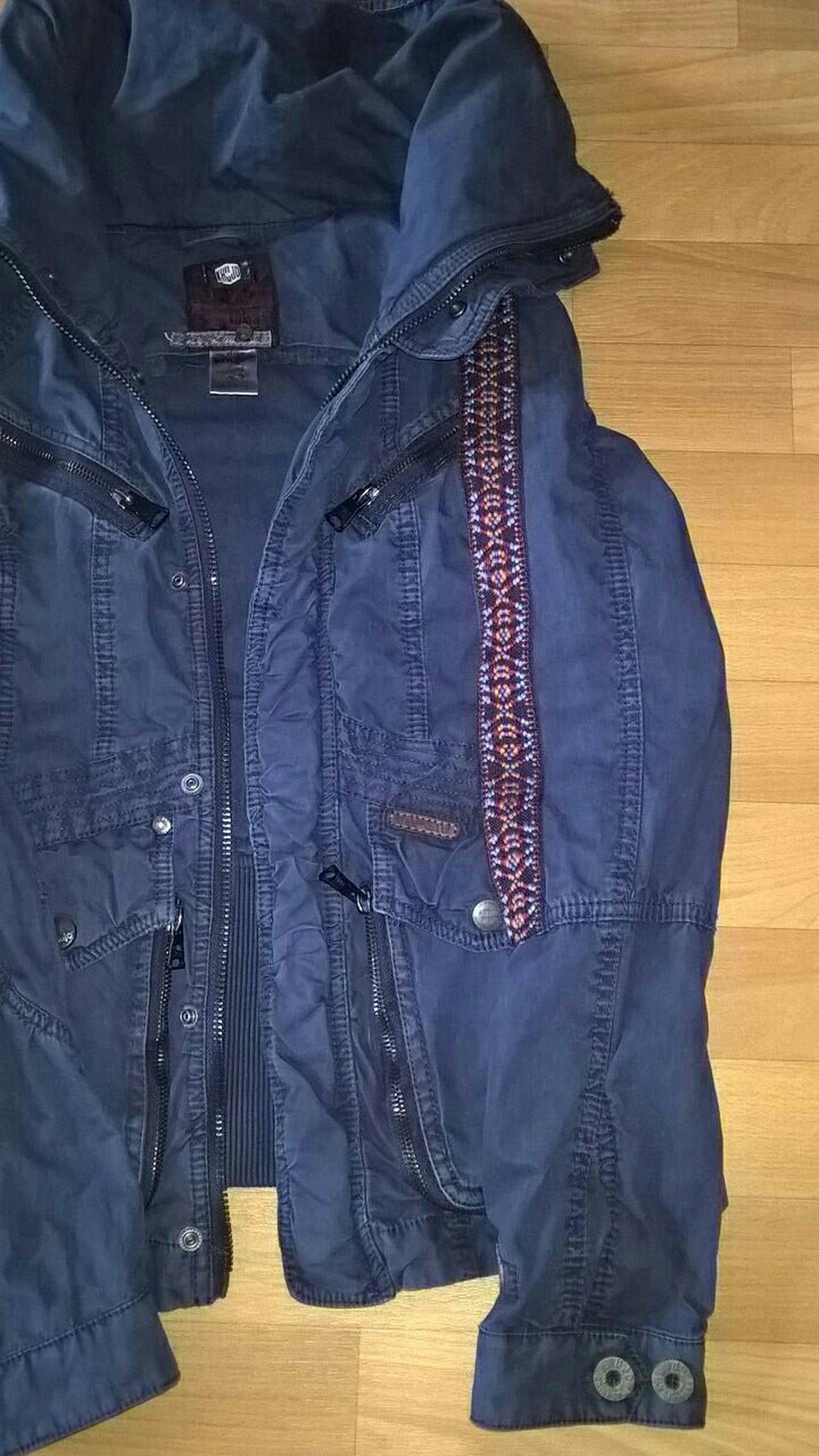 Khujo Jacke Übergangsjacke blau Gr. S