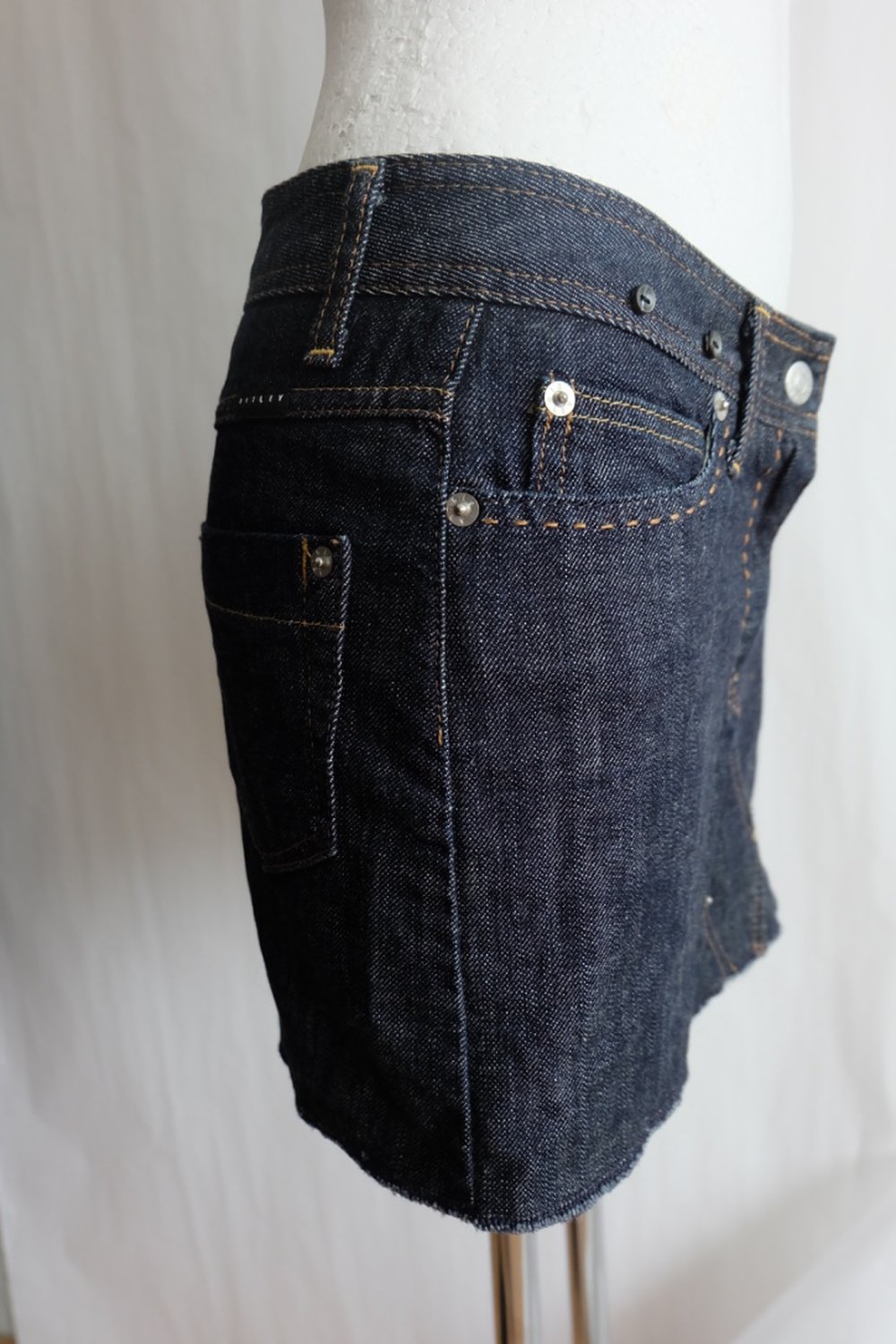 Sisley Jeansrock Dunkelblau, Mini Rock 