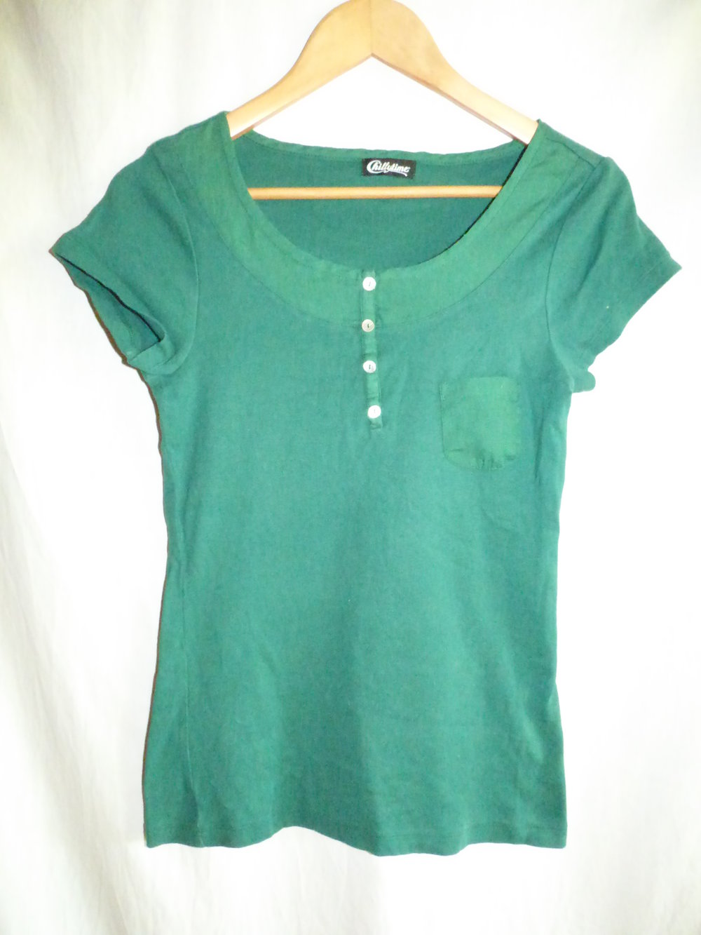 Smaragdgrünes T-Shirt