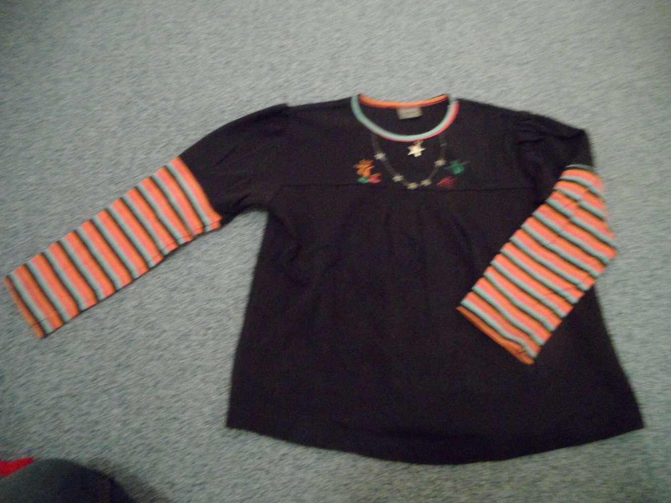 Schiesser wunderschönes Langarmshirt A-förmig Tunika Lagenlook Gr. 110/116/122