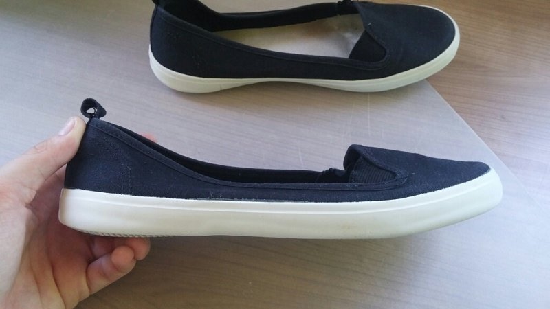 Dunkelblaue H&M Ballerinas