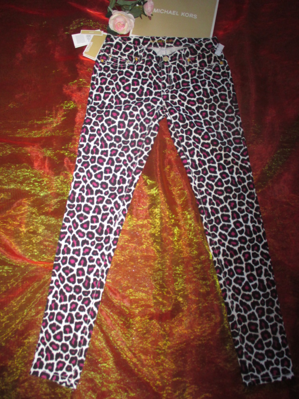 NEU mit Etiketten * Animal * Leo- Style * Skinny * Jeans Hose 
