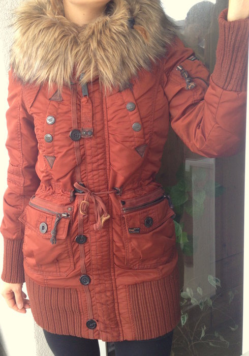 Khujo Mantel Herbst Winter Jacke Trench-Coat  M