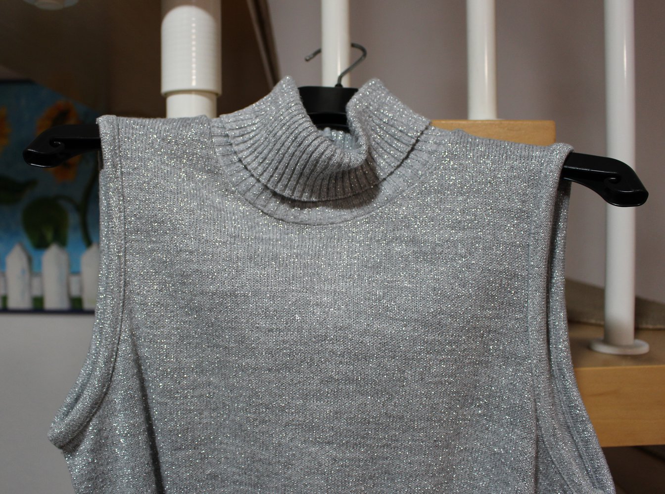 36. Festlicher Pullunder mit Rollkragen, Gr. 36-38