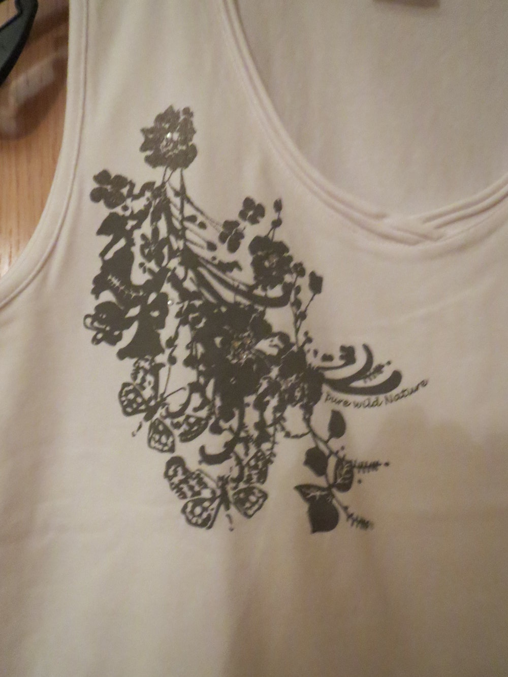 Top, Sommertop, Gr.38/S, weiß-creme, stretch