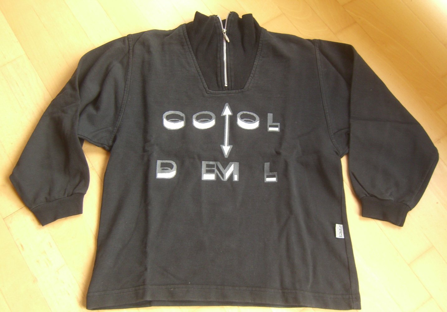 Sweatshirt, schwarz