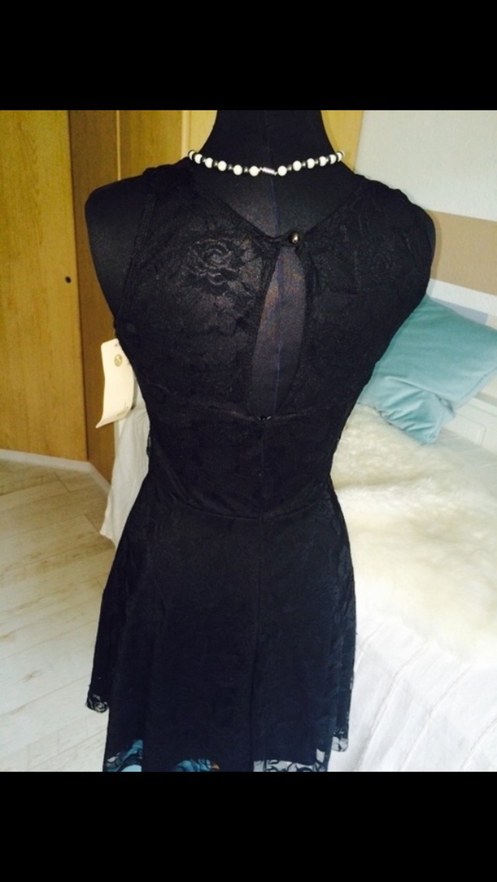 Schwarzes Spitzen Kleid