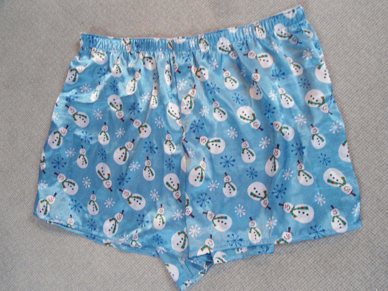 Schneemann Satin Boxershorts Gr 38