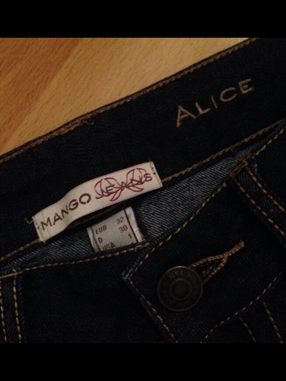 Dunkelblaue Skinny Jeans von Mango