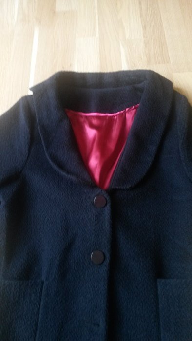 Warmer süßer Mantel (Dunkelblau)
