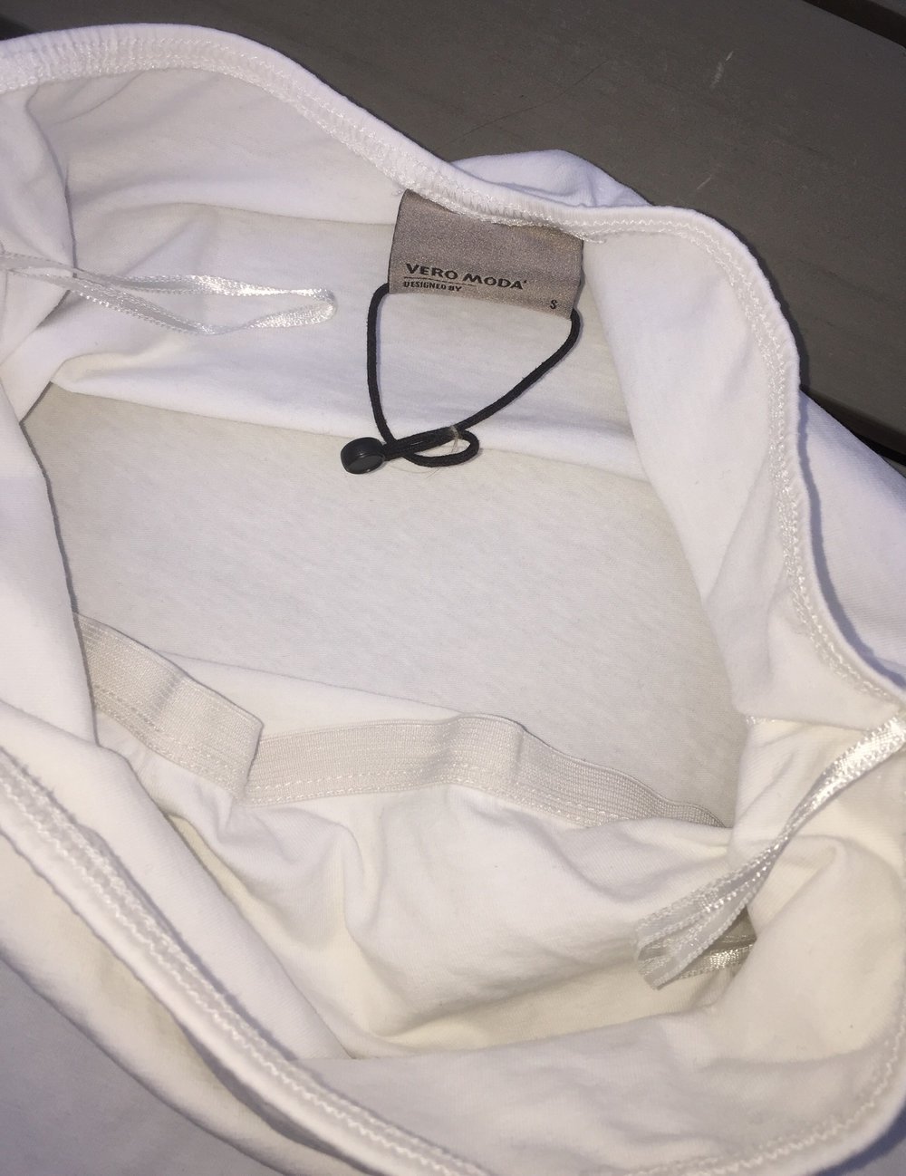 VERO MODA Tubetop TUBE weiß Gr. S