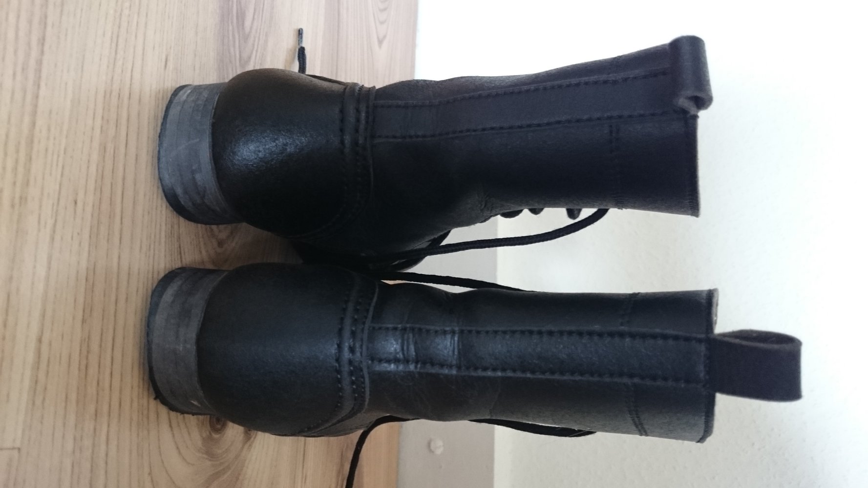 Vegetarian Shoes Boots schwarz
