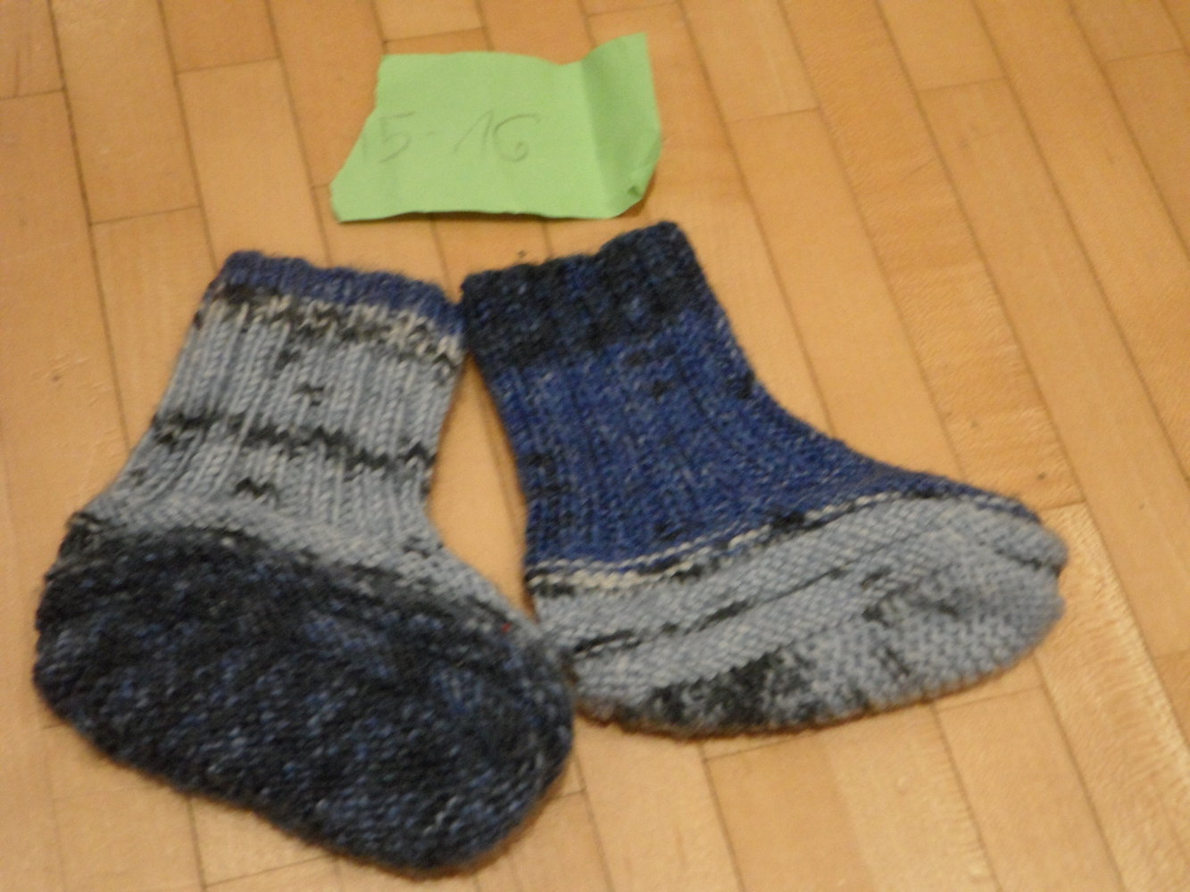 DIY Schuhe Socken Strick Gr. 15/16