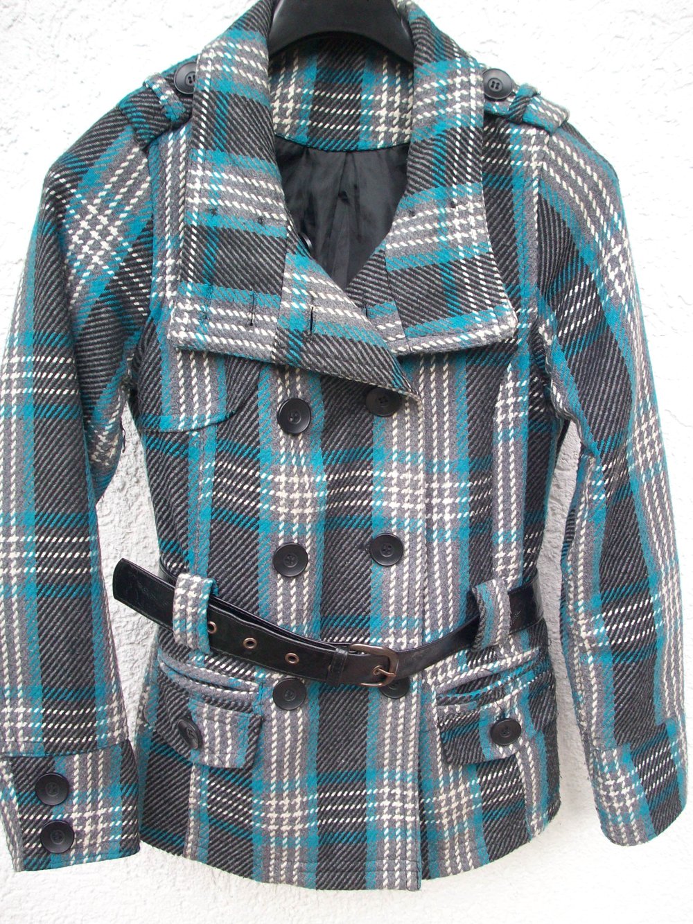 Karierte Jacke Gr 36