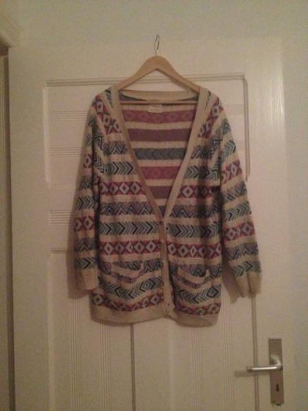 Urban Outfitters Strickjacke Cardigan Aztekenmuster