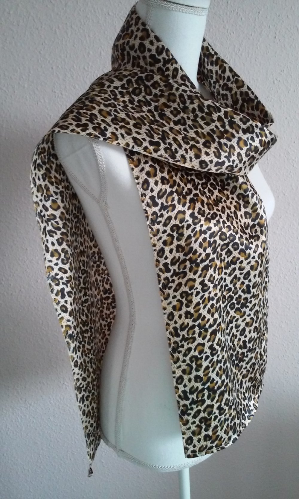 Schal Tuch Schlips Sommerschal Farbakzent im Tigerlook Halstuch  