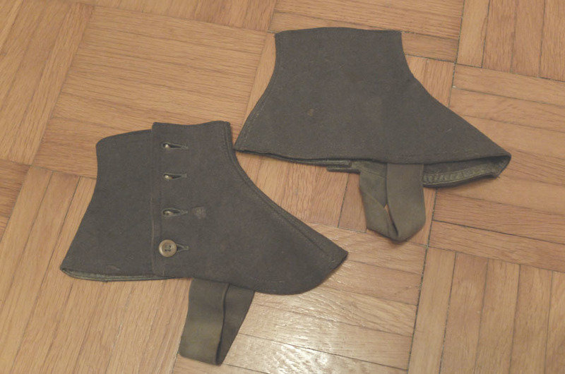 Gamaschen blaugrau Originale