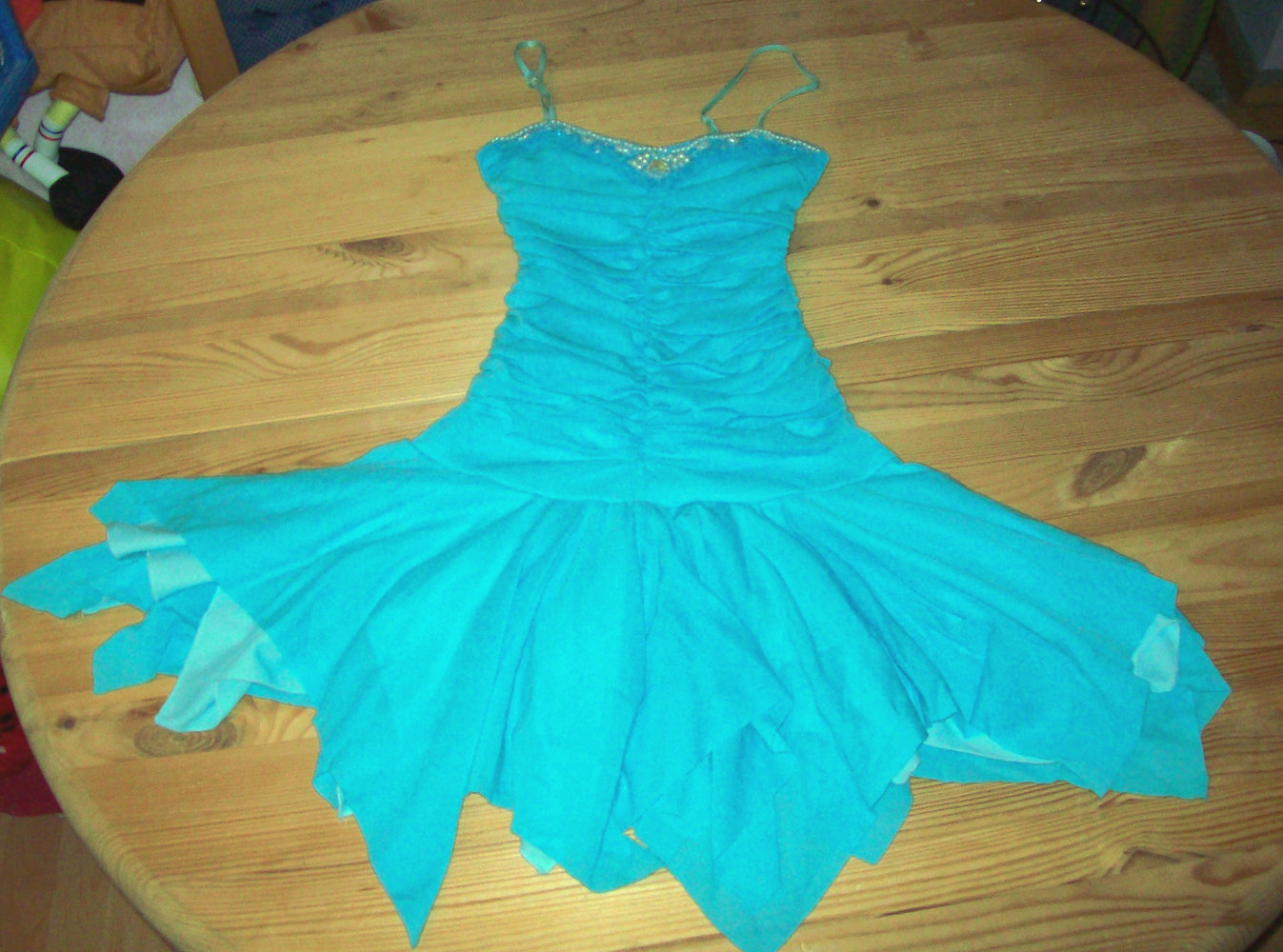 Un Doix Trois/USA- traumhaftes Kleid, Showkleid Gr.10 ca 140