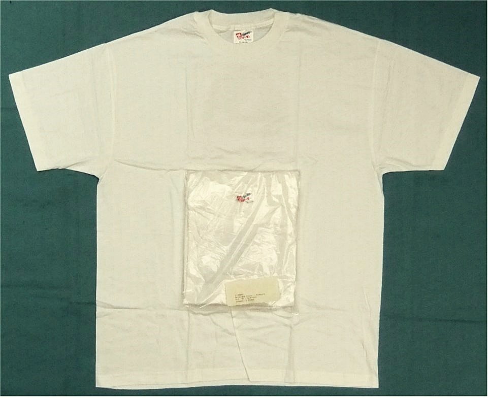 2 Stück T-Shirt weiß - NEU / OVP - Mit Bild von Frau L'Oréal auf dem Rücken - Größe XL ( 46 - 48 ) - 100 % Baumwolle