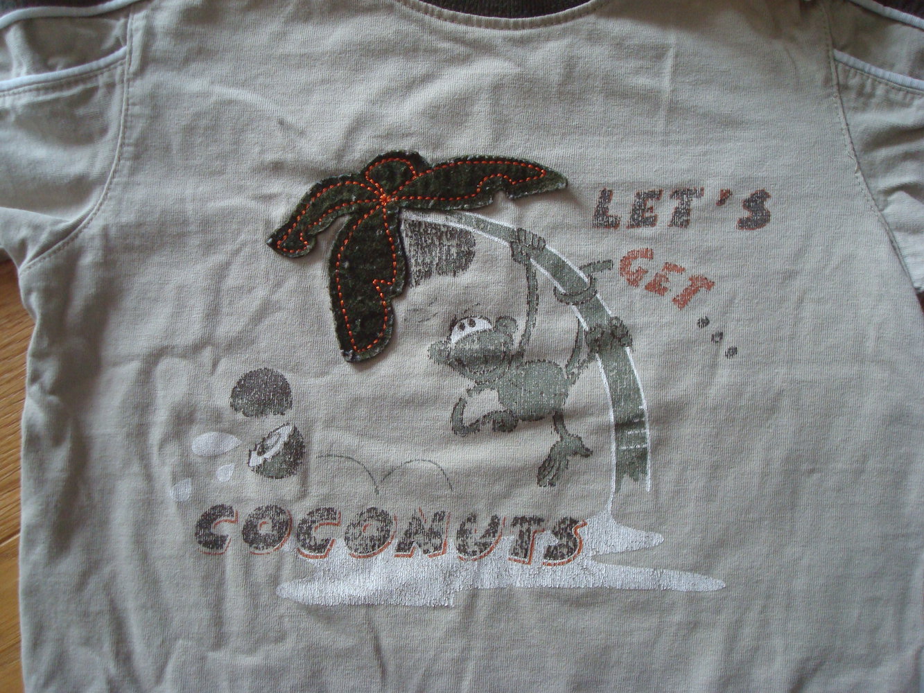 cooles Langarmshirt mit Affe Gr. 80