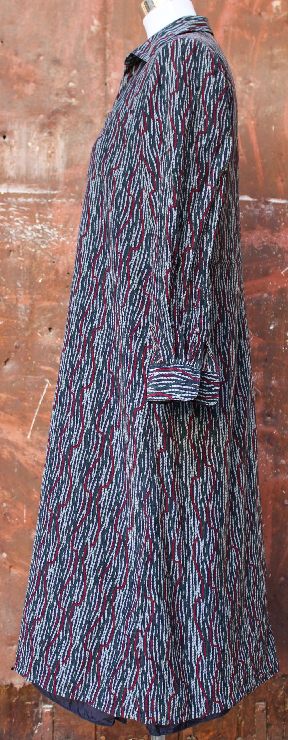 Vintagekleid mit Streifen- bzw. Seilmuster, von Lady Manhattan, in ca. Größe 44-46