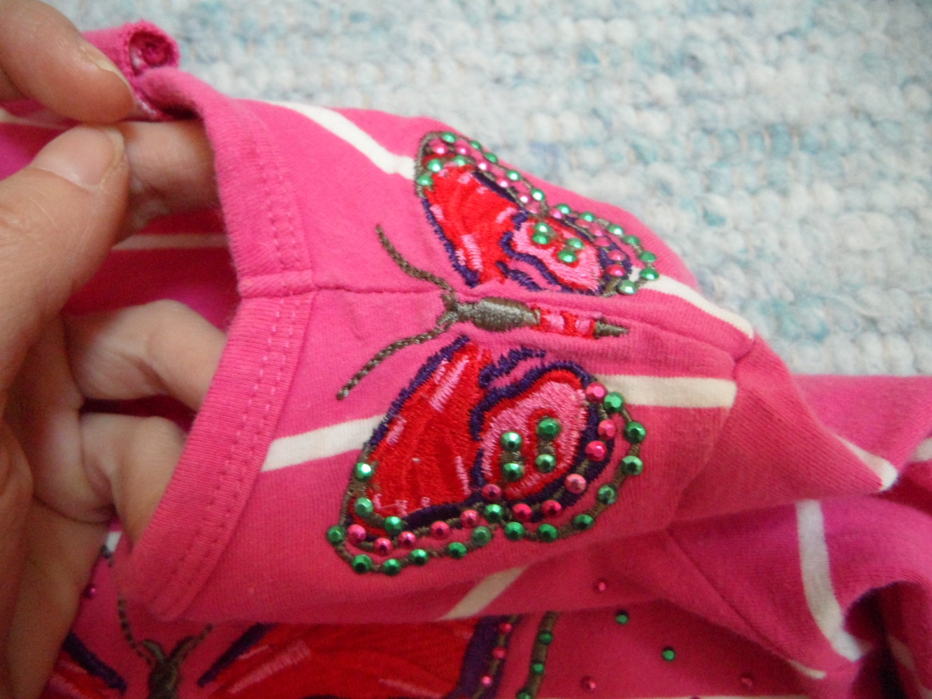 Jette by Staccato 104/110/116 Langarmshirt Schmetterling