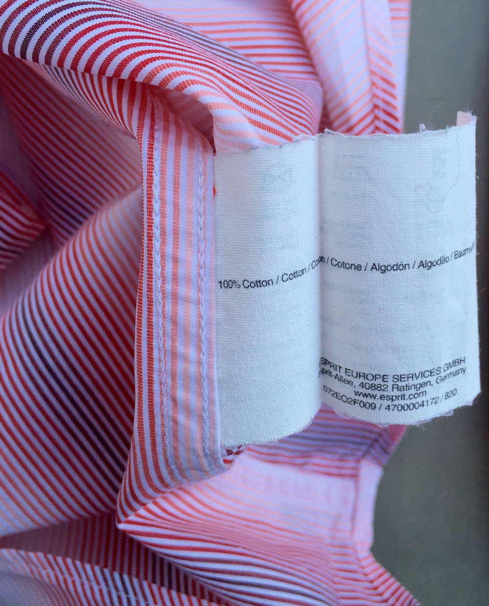 ESPRIT Hemd OBERHEMD gestreift Gr. 43/44 (L/XL)