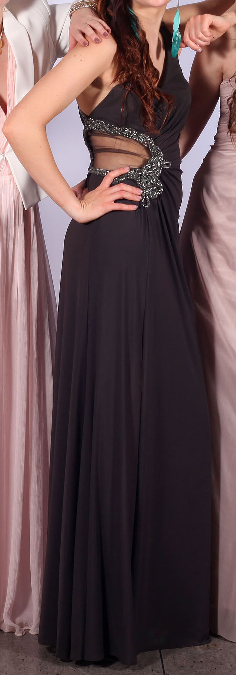 langes elegantes Abendkleid