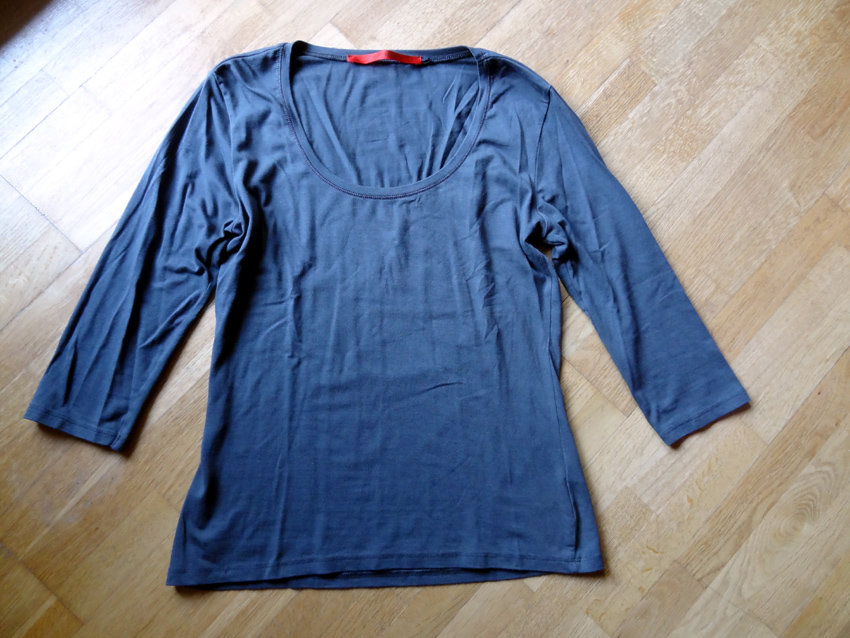 Steps Basics Shirt L M 38 3/4-Arm grau