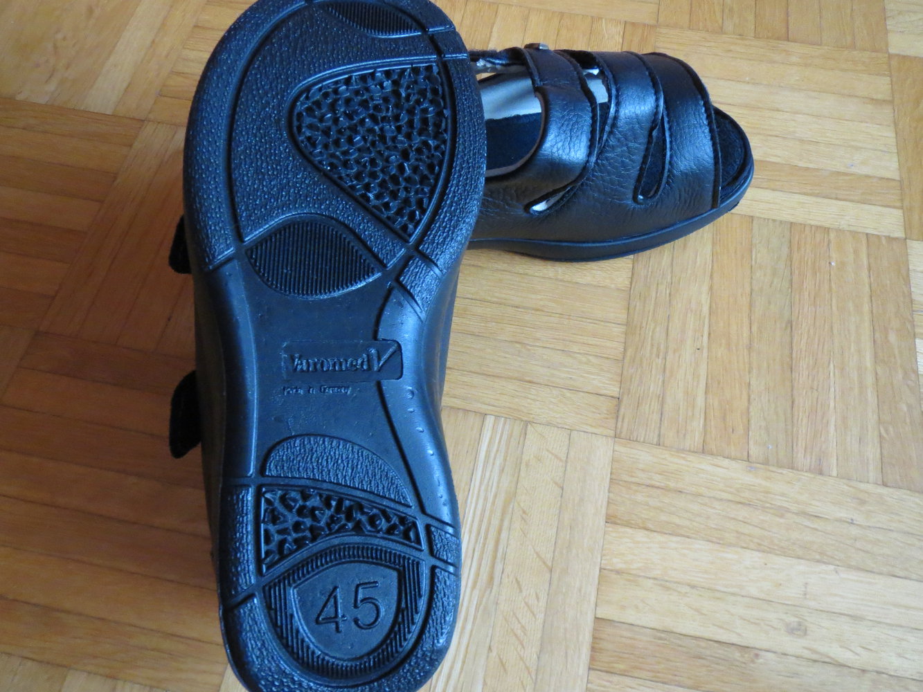 Sandalen, Therapieschuhe, Gr.45, schwarz