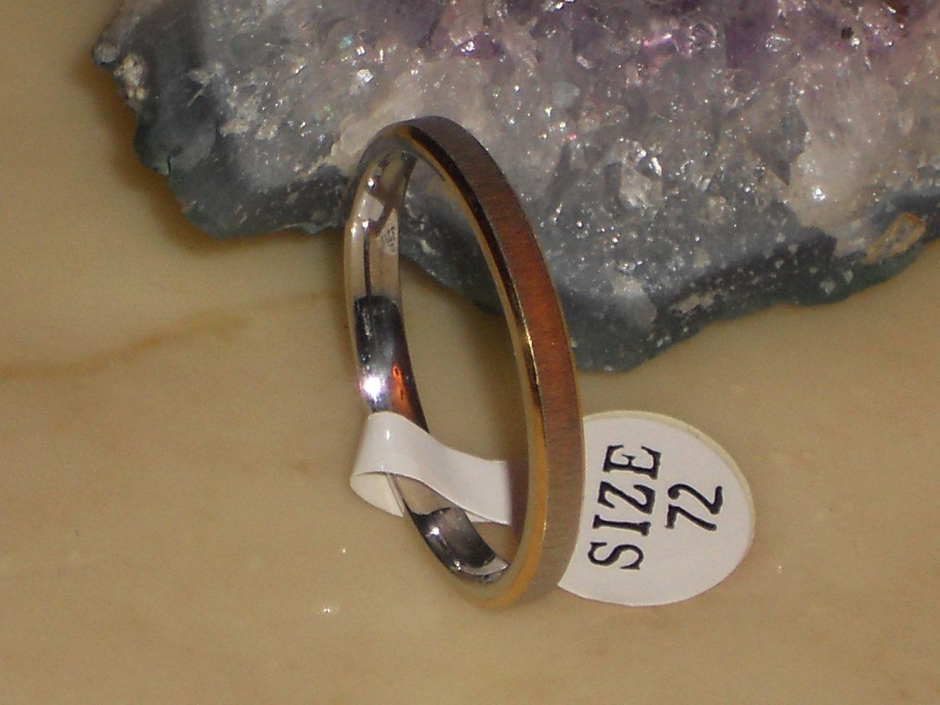 Großer  Ring ( Silber und Gold )Size 72 = 23mm !!