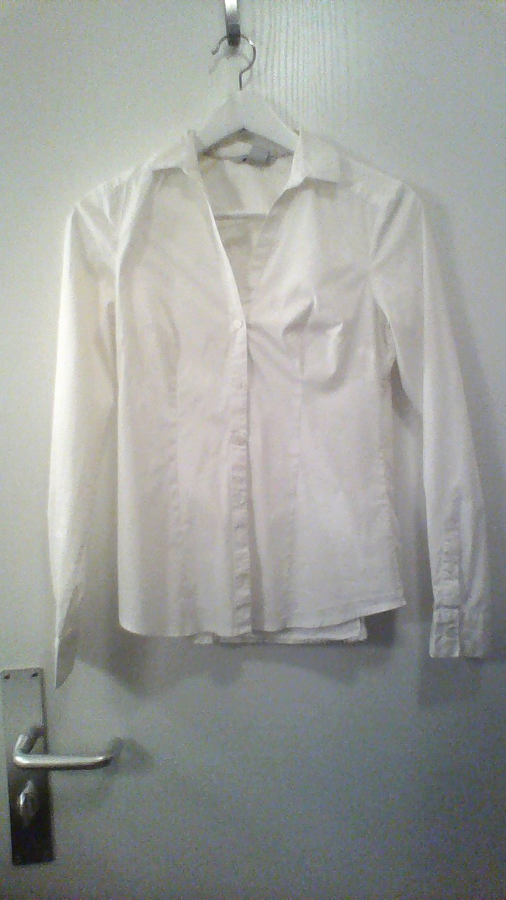 Schlichte, weiße Bluse