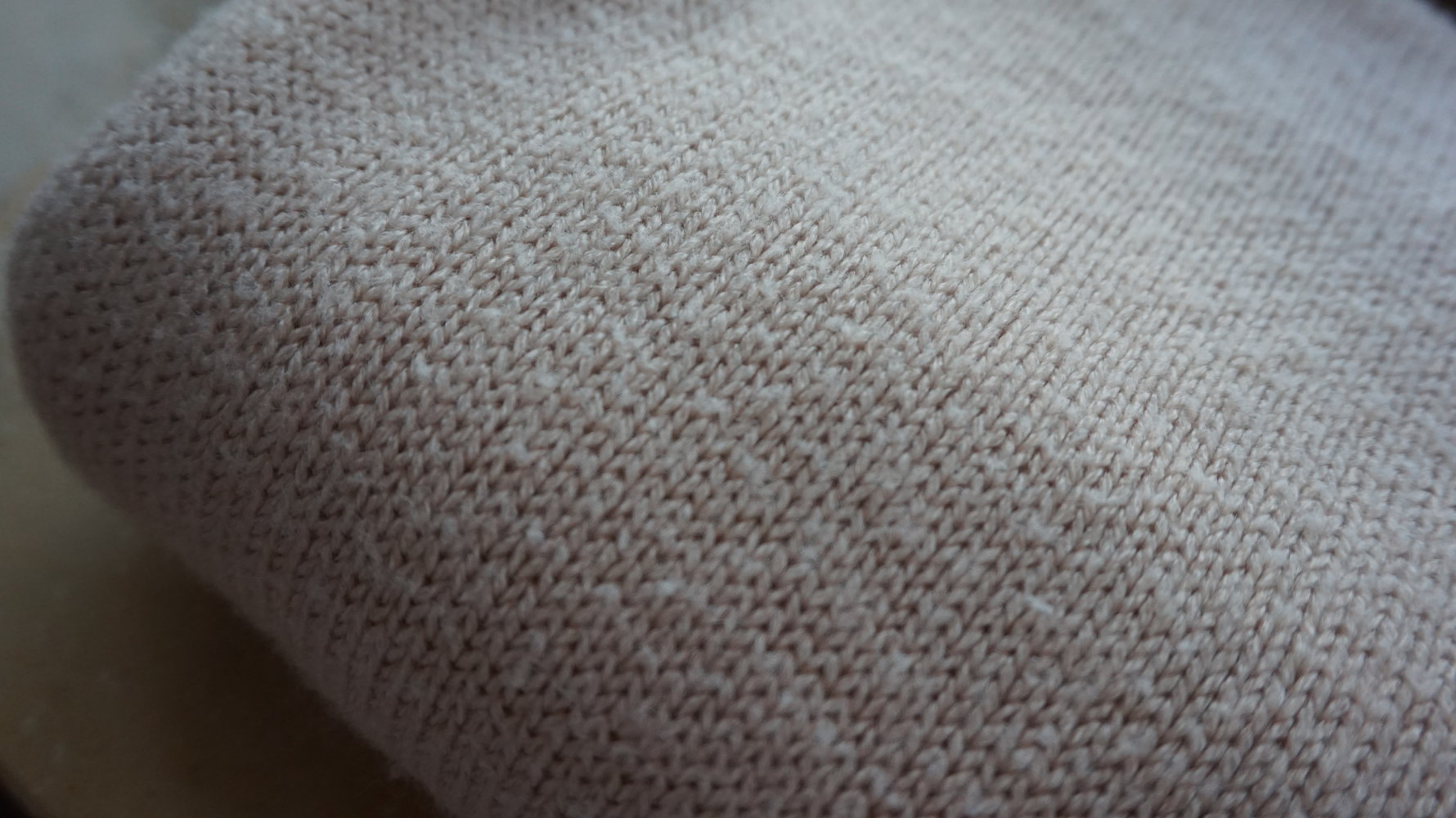 schöner Strickloop, beiger SchlauchSCHAL