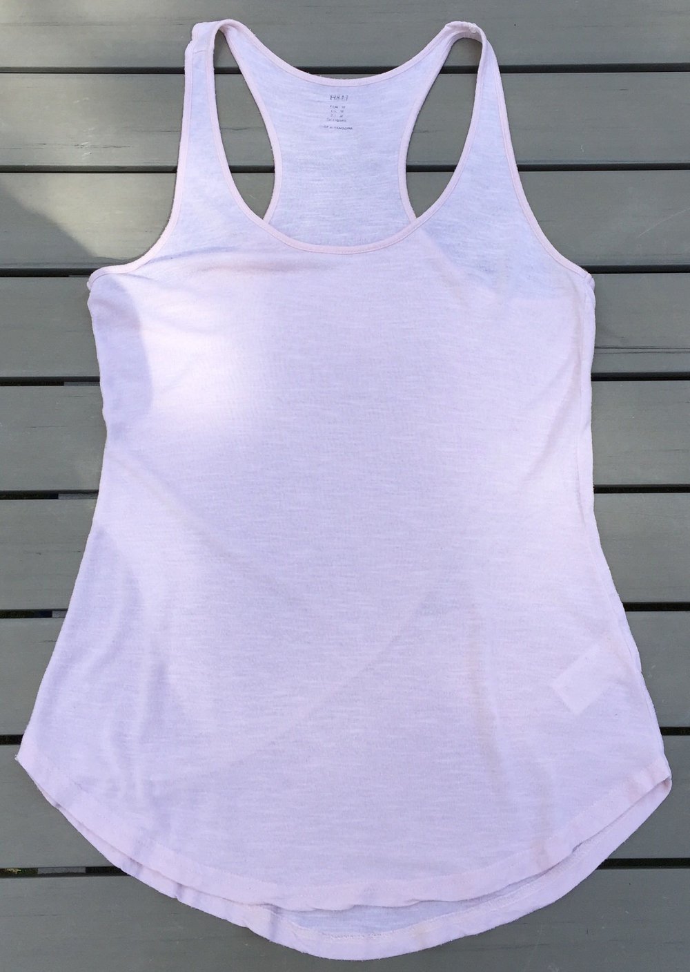 H&M Top / TANKTOP rosé Gr. M