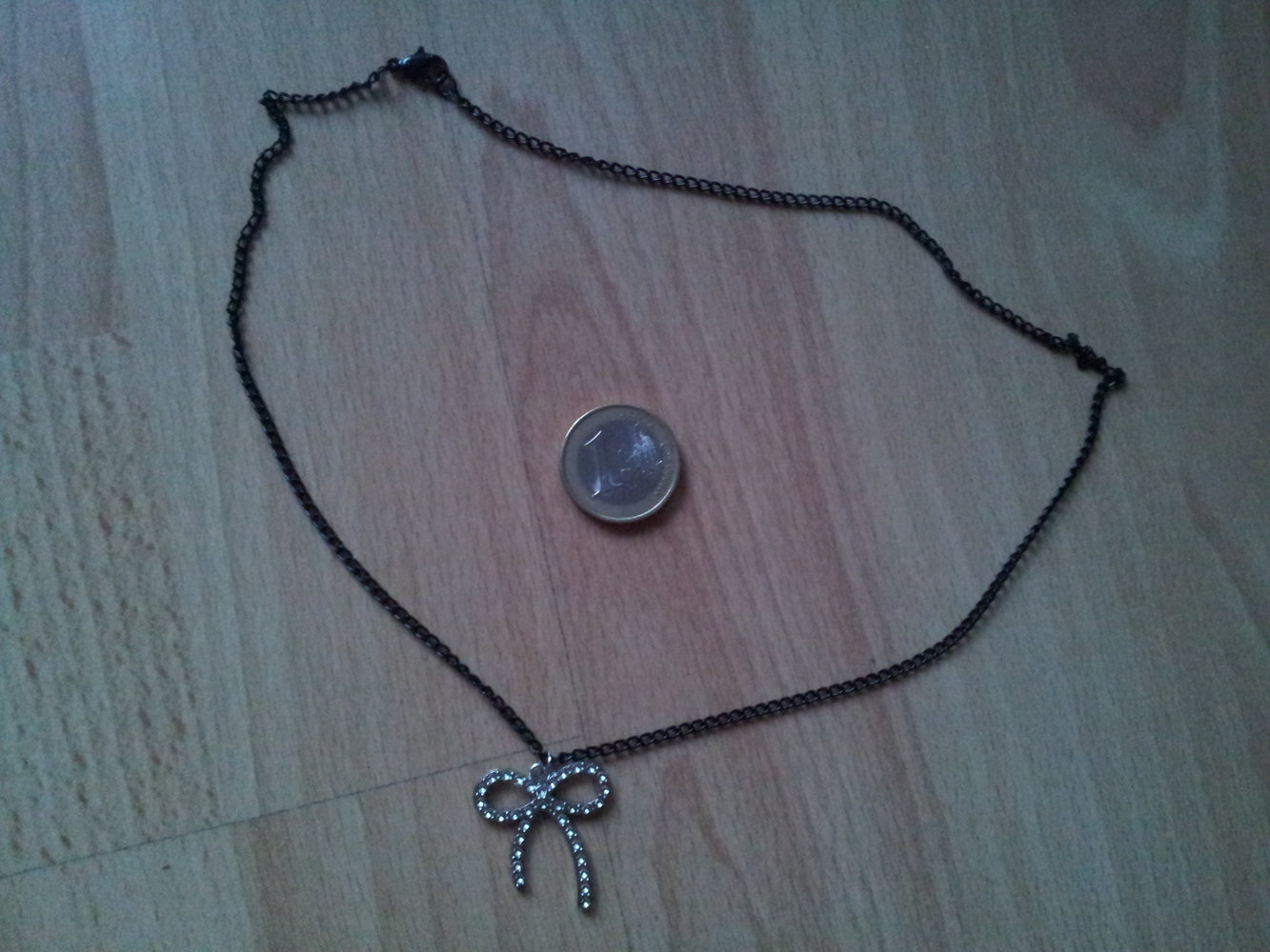 Modeschmuck Kette Schleife NEU