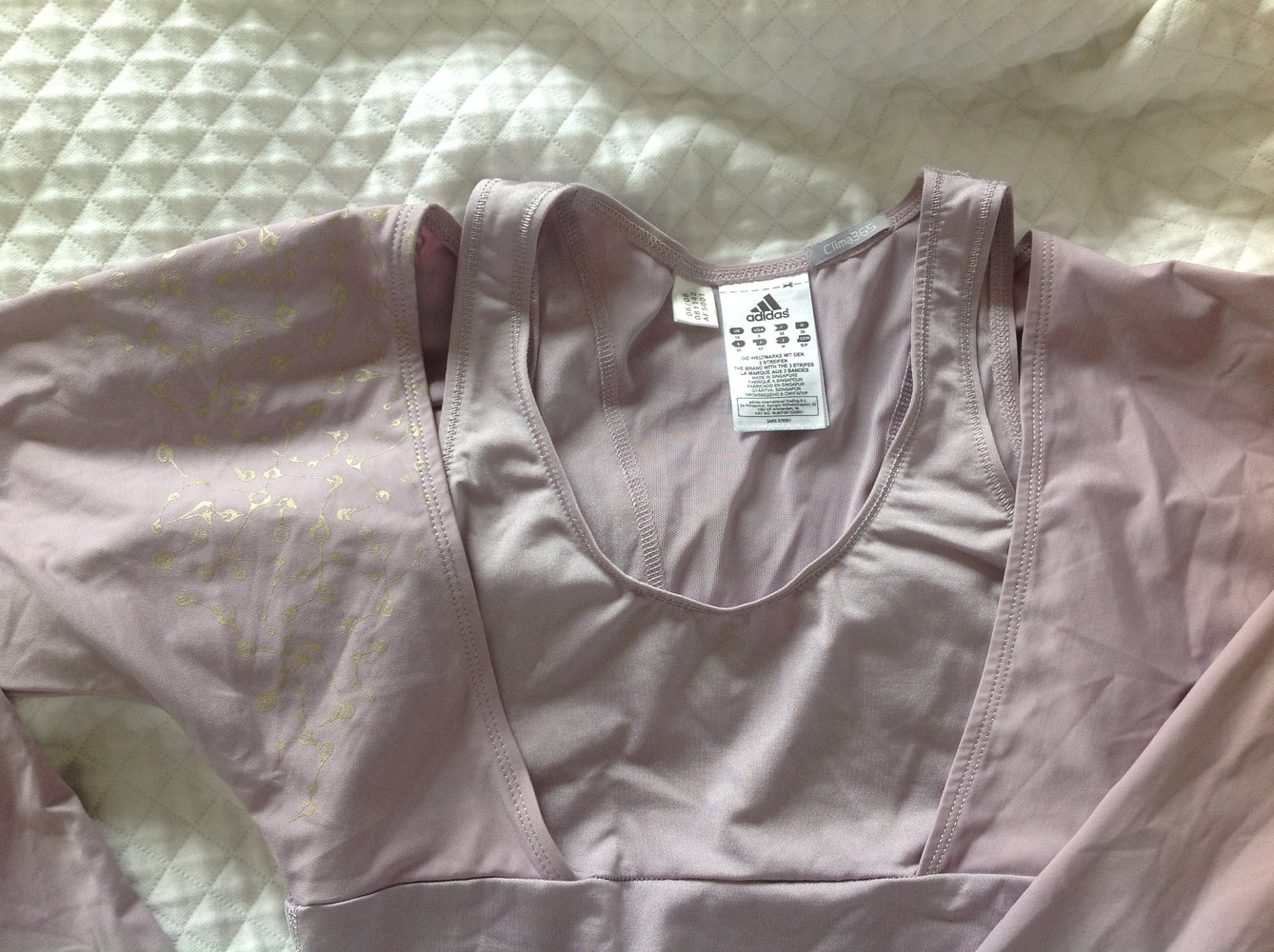 Adidas Clima365 Techfit Sporttop 36 flieder