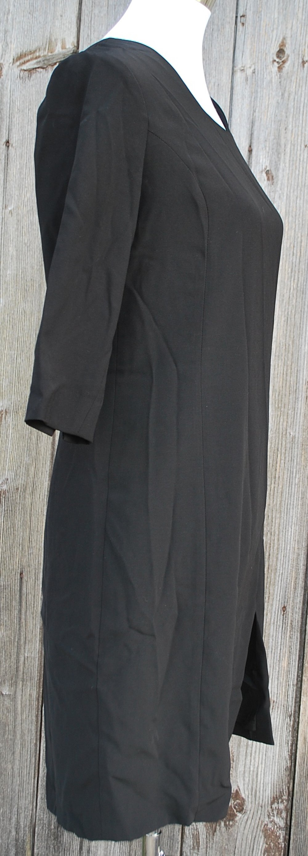 schwarzes kurzes Vintagekleid, More & More, Größe 38