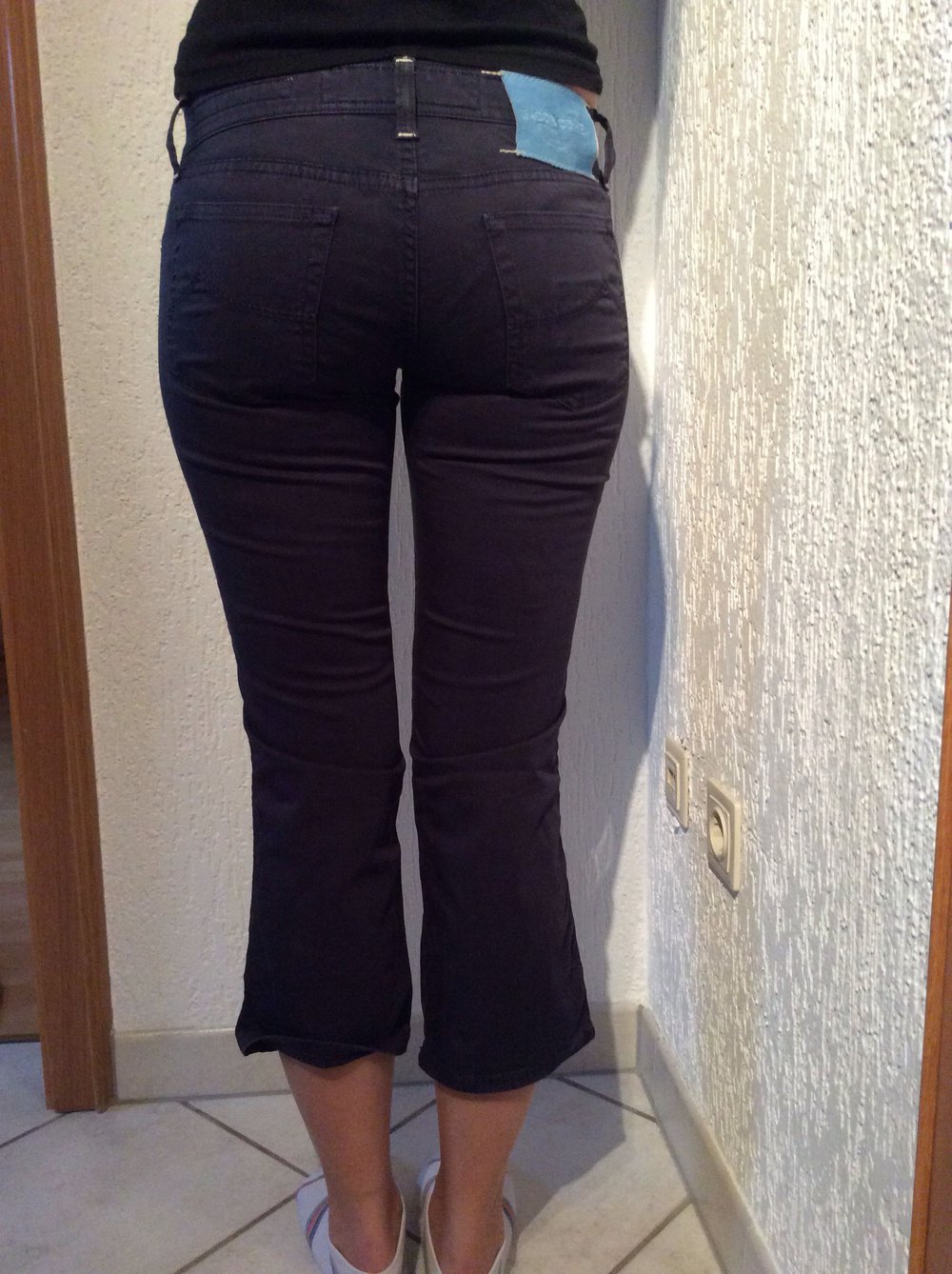 Jacob Cohën Cohen Jeans Bermuda neu Größe 26 dunkelblau 3/4 Hose stoffjeans 